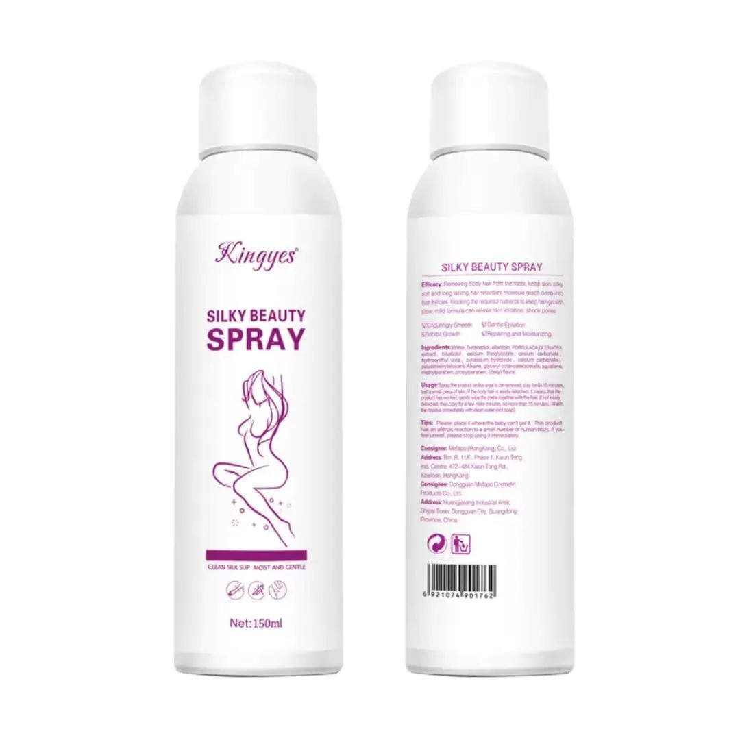 imgi_41_bb63eff74d43c37174ff5c652314ba40 Kingyes Silky Beauty Spray Hair Removal 150 ML - Image 1